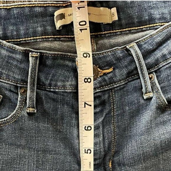 Levi’s Mid Rise Skinny Jeans Stretch Denim Size 8 - Picture 8 of 12